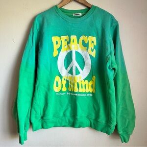 Madhappy peace of mind earth day mental health awareness tie dye crewneck